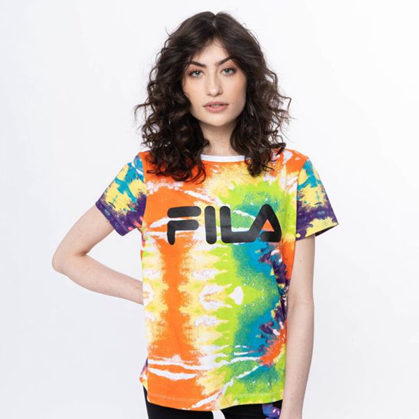 Camisetas Fila Mulher Multicoloridas - Fila Deckle Loja Online Portugal,FAGD-80365